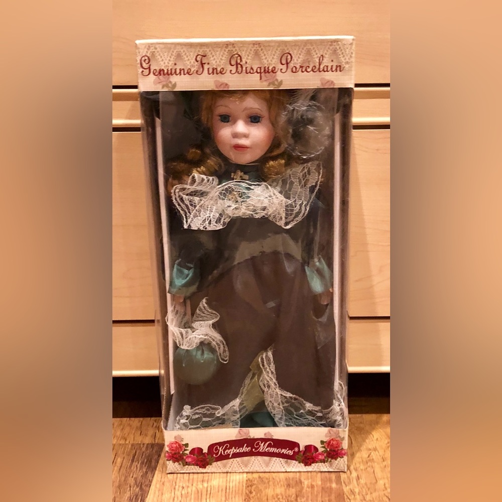 Genuine Fine Bisque Porcelain Doll